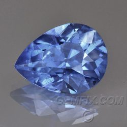 pear teardrop Blue Sapphire