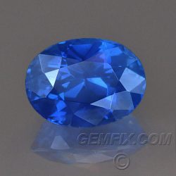 unheated Royal blue oval sapphire
