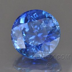 royal blue round Blue Sapphire