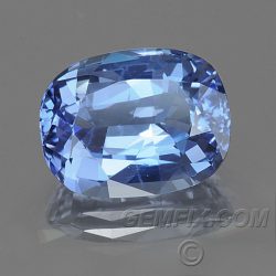 cushion Ceylon blue sapphire