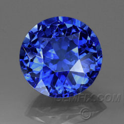 sapphire royal blue round