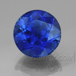 natural sapphire round royal blue