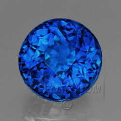 Round Royal Blue Sapphire