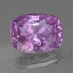 cushion pink purple sapphire
