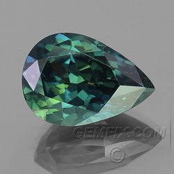 teal sapphire pear blue green