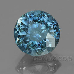 round blue Montana Sapphire