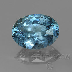 blue oval Montana Sapphire
