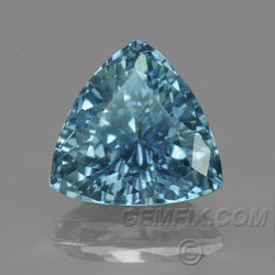 Montana Sapphire blue triangle trylion