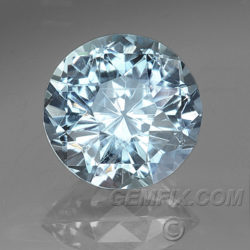 unheated round Montana Sapphire