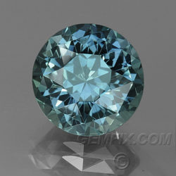 round Montana Sapphire teal