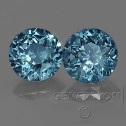 Montana Sapphires round matched pair blue
