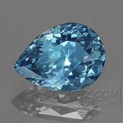 Montana Sapphire blue pear drop