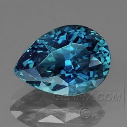 Montana Sapphire pear shape blue