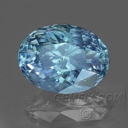 blue oval Montana Sapphire