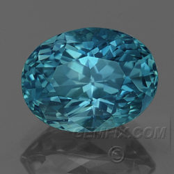 Montana Sapphire blue oval