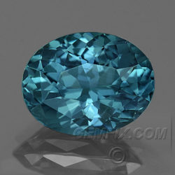 oval blue Montana Sapphire