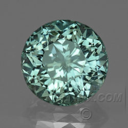 Teal blue green unheated Montana Sapphire Round