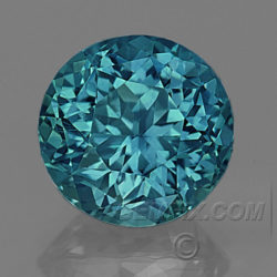 Teal Blue Green Montana Sapphire Round