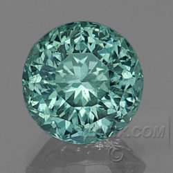 Unheated Blue Green Montana Sapphire Round