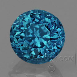 Montana Sapphire Teal Blue Round