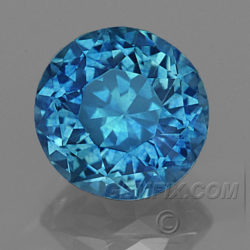 Blue Green Round Montana Sapphire Teal