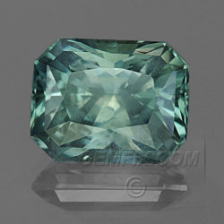 Untreated Teal Radiant Montana Sapphire