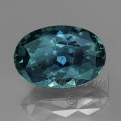 Teal Oval Montana Sapphire