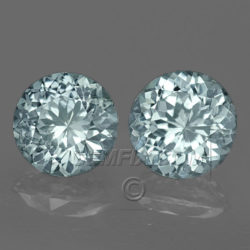 Unheated Montana Sapphire Round Pair