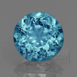 Round Blue Green Montana Sapphire