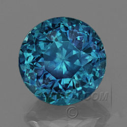 Teal Blue Round Montana Sapphire