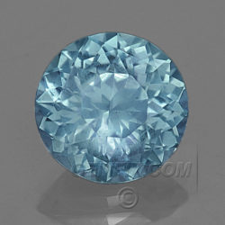 Unheated Round Aqua Montana Sapphire