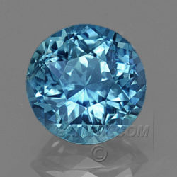 Round Blue Green Montana Sapphire