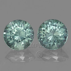 Untreated Round Pair Montana Sapphire