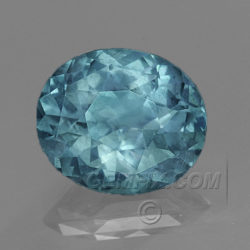 Unheated Aqua Montana Sapphire Oval