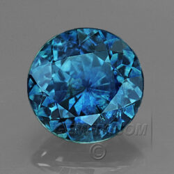 Teal Round Montana Sapphire