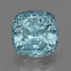 Untreated Montana Sapphire Aqua Cushion