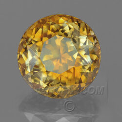 Orange Round Montana Sapphire