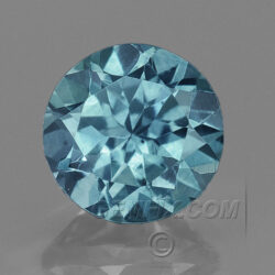 Round Montana Sapphire Aqua Blue