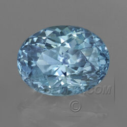 Aqua Blue Montana Sapphire Oval