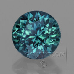 Teal Round Montana Sapphire