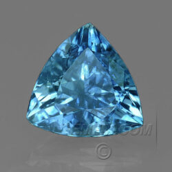 Blue Trilliant Montana Sapphire Triangle