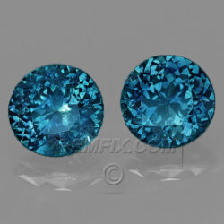 Blue Round Pair of Montana Sapphires