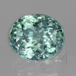 Unheated Blue Green Oval Montana Sapphire