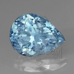 Aqua Blue Untreated Montana Sapphire Unheated