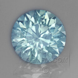 Untreated Aqua Blue Round Montana Sapphire