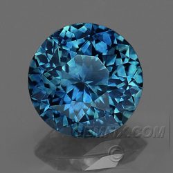 Blue Round Montana Sapphire