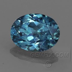 oval blue Montana Sapphire