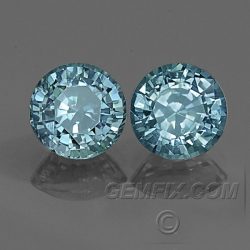 Montana Sapphire round pair