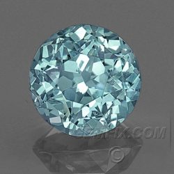 Montana Sapphire unheated blue green round