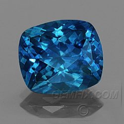 royal blue cushion Montana Sapphire